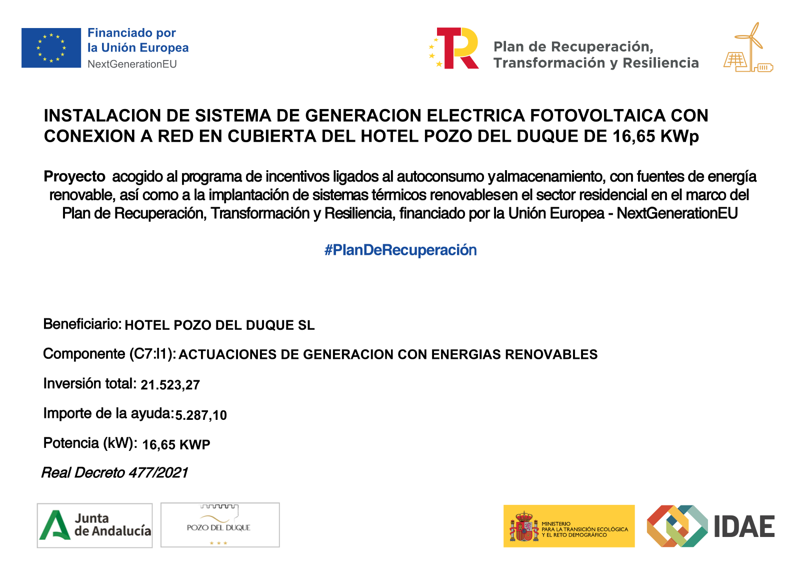 Ayuda de la Unión Europea